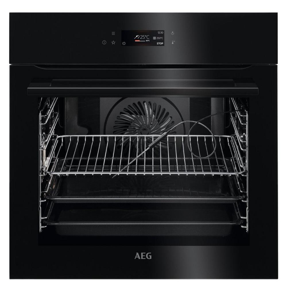 AEG BPK748380B 59.5cm Built In Electric Single Oven In Black