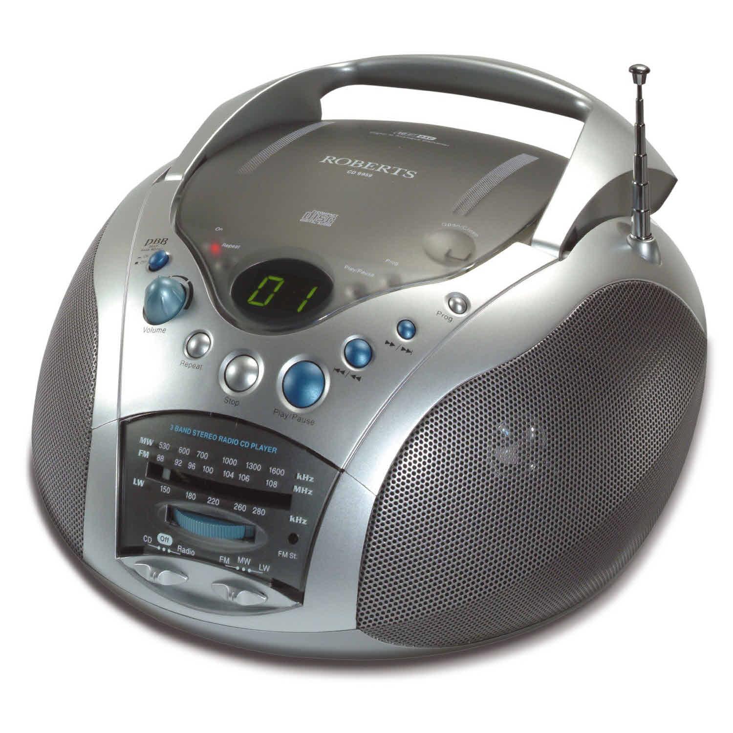 Roberts Cd9959 Portable Cd Player With Lw Radio