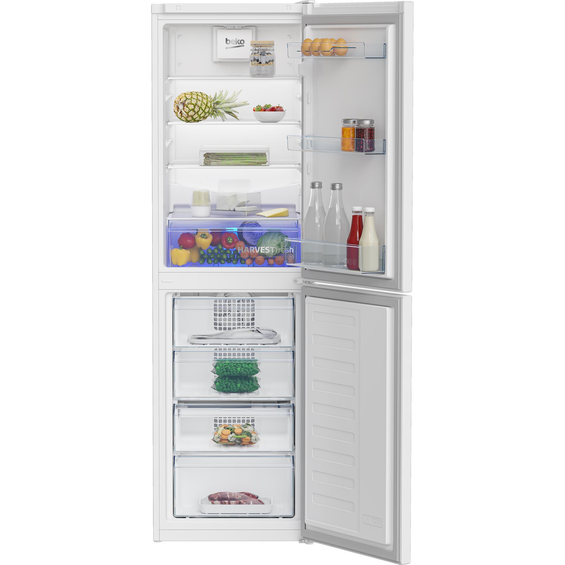 Beko CNG3582VW 54cm HarvestFresh Freestanding Fridge Freezer in White