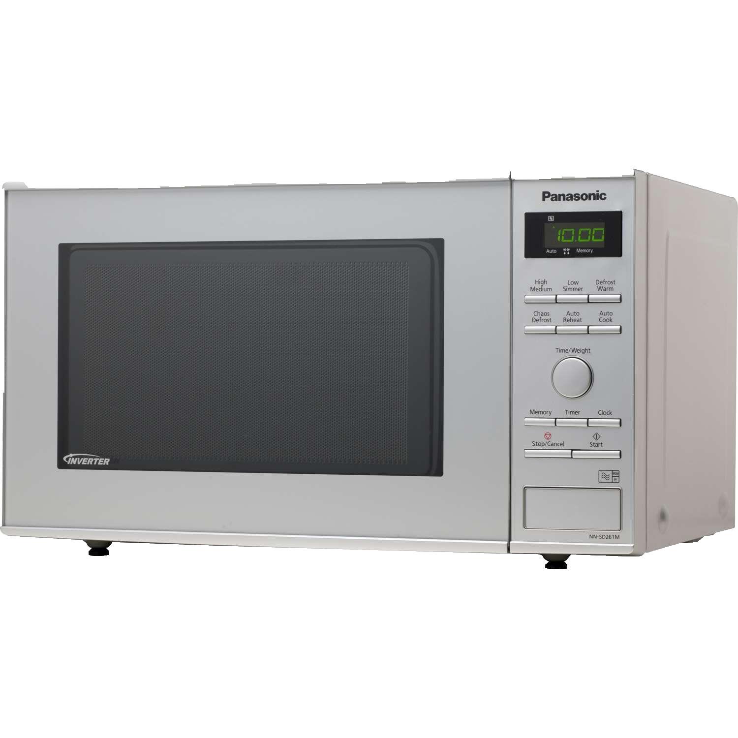 panasonic microwave oven silver