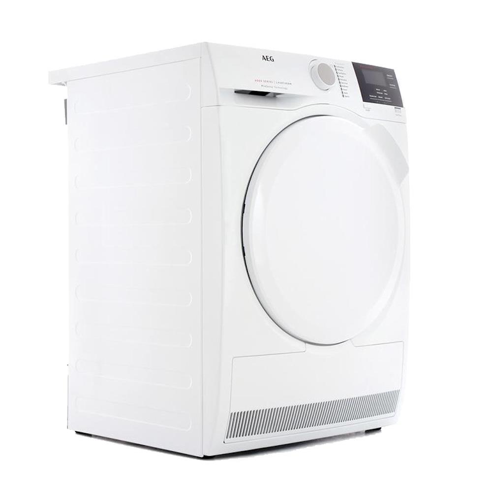 Vaughans - Aeg T6dbg820n Condenser Tumble Dryer - White -(d)